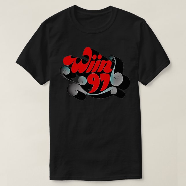 T-shirt WIIN AM Atlanta Précurseur à WKLS AM 1960 à 19 (Design devant)
