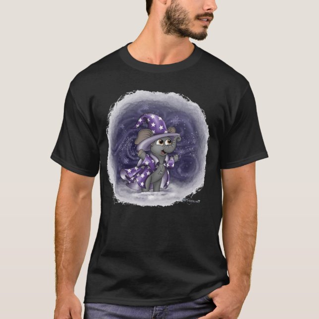 T-shirt Wilbur métalphant en hiver Adulte (couleurs sombre (Devant)