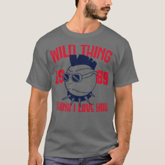 T-shirt Wild 1989 Je Pense Que Je T'Aime Drôle Parodie 2