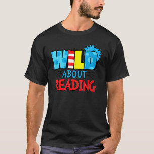 T-shirt Wild À Propos De La Lecture Dr Enseignant Rouge Et