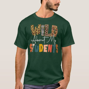 T-shirt Wild About Learning Teacher Back To School Teachin