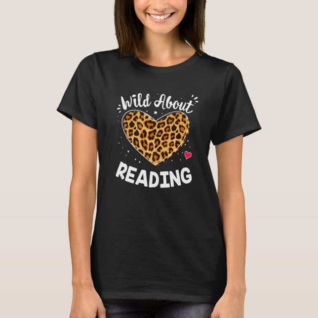 T-shirt Wild About Reading Enseignant Entraîneur Principal (Devant)