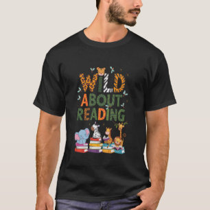T-shirt Wild About Reading Enseignant Lecture Livres Retou