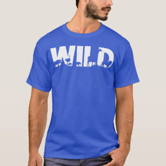 T-shirt Wild African Animal Silhouette vintage