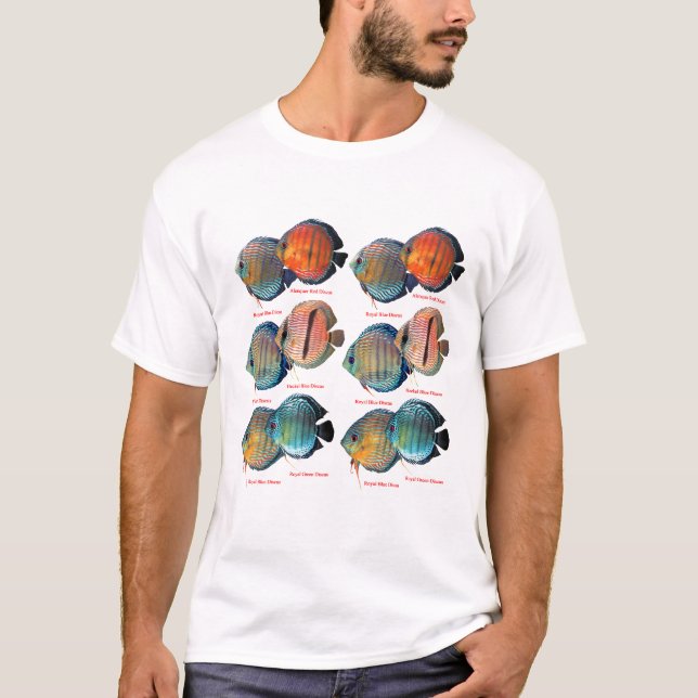 T-shirt Wild Discus Fish (Devant)