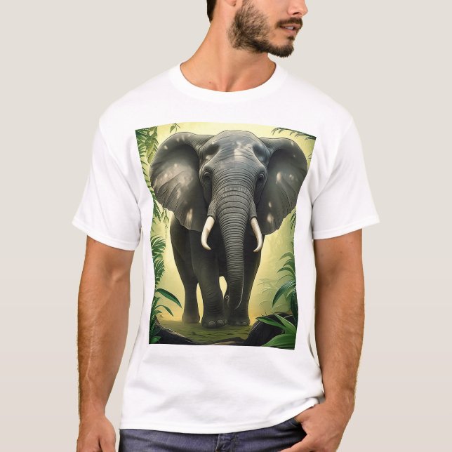 T-shirt Wild - Forest Elephant Tee (Devant)