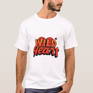 T-shirt Wild Heart Beats Gratuit