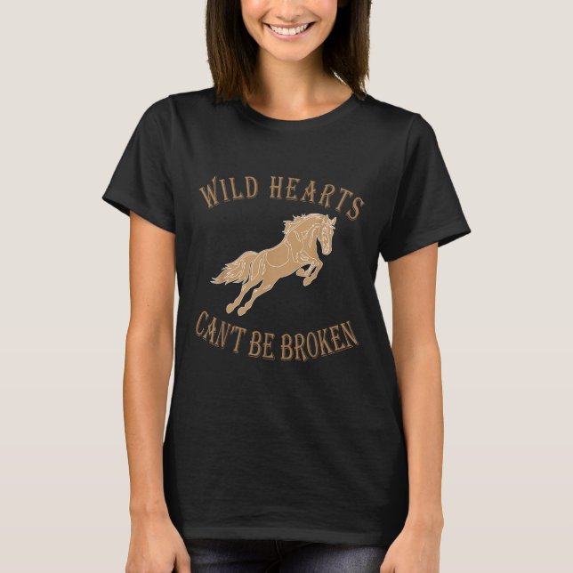 T-shirt Wild Heart Can't Be Broken Funny S  (Devant)