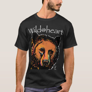 T-shirt Wild@heart ours arc-en-ciel