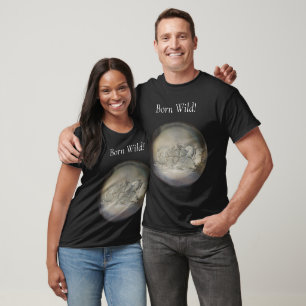 T-shirt - Wild Horses in Grey