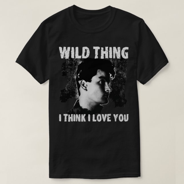 T-shirt Wild Major League Je Pense Que Je T'Aime (Design devant)