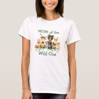 Wild One 1st Woodland Forest Animaux Maman