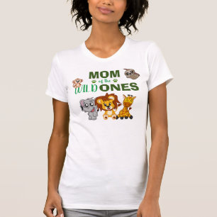 T-shirt Wild One premier anniversaire Jungle Safari Zoo Tw