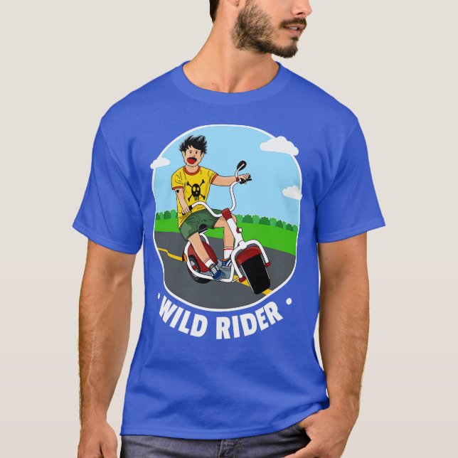 T-shirt Wild Rider Funny Joke (Devant)