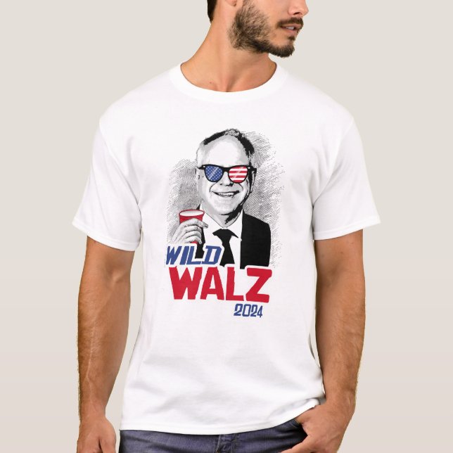 T-shirt Wild Tim Walz (Devant)
