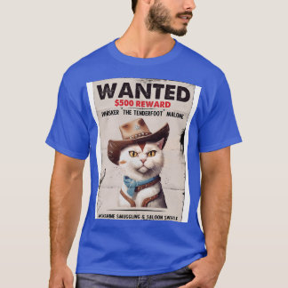 T-shirt wild west le chat