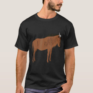 T-shirt Wildebeests Are My Spirit Animal Fun Wildebeest 1