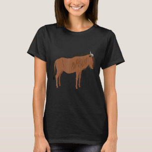 T-shirt Wildebeests Are My Spirit Animal Fun Wildebeest 1