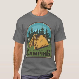 T-shirt WILDLIFE 91 CAMPING vintage