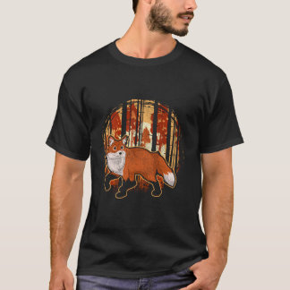 T-shirt Wildlife Fox Forest Animal Nature Fox