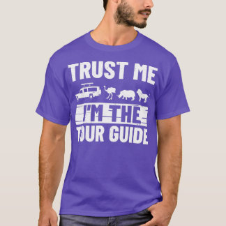 T-shirt Wildlife Safari Tour Guide Voyage Afrique Safari T