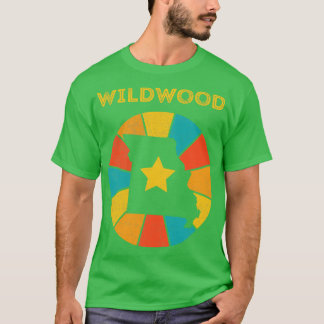 T-shirt Wildwood Missouri Souvenir Vintage en détresse 1