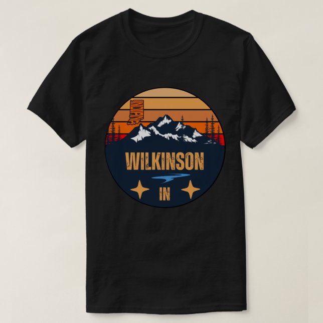 T-shirt Wilkinson, Indiana (Design devant)