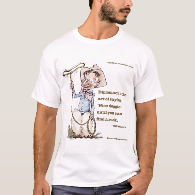 T-shirt Will Rogers & Citation (Devant)