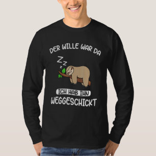 T-shirt Wille War Da Sloth Chiller