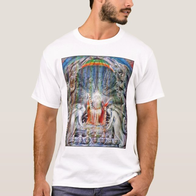 T-shirt William Blake : Avant le trône divin (Devant)
