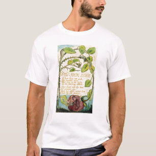 T-shirt William Blake   le rose malade, des chansons