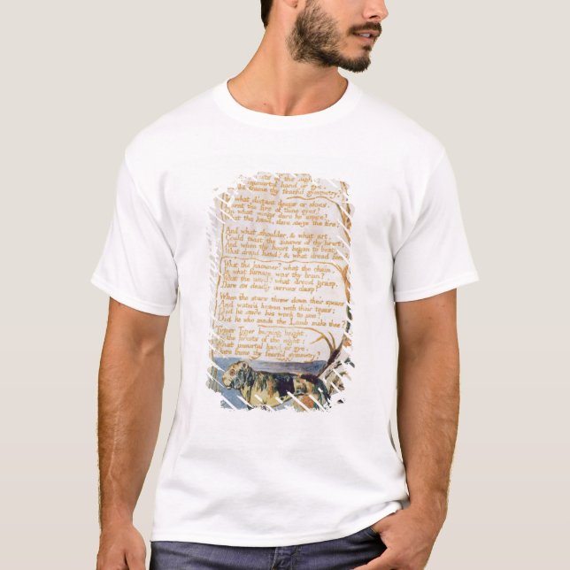 T-shirt William Blake | le Tyger, des chansons de (Devant)