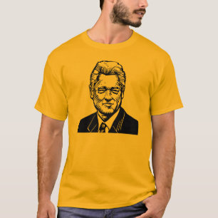T-shirt William Jefferson Clinton "42" pièce en t
