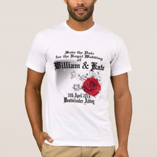 T-shirt William & Kate Royal Mariage Objets de collection 