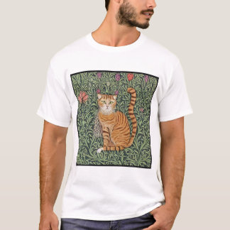 T-shirt William Morris Inspiré Chat 1