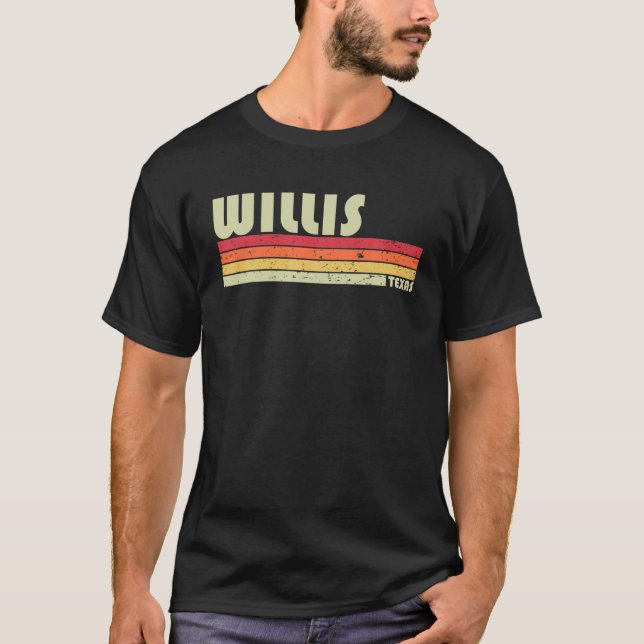 T-shirt WILLIS TX TEXAS Funny City Accueil Racines Cadeau  (Devant)