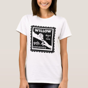 T-shirt Willow cadeau traditionnel 10e anniversaire de mar