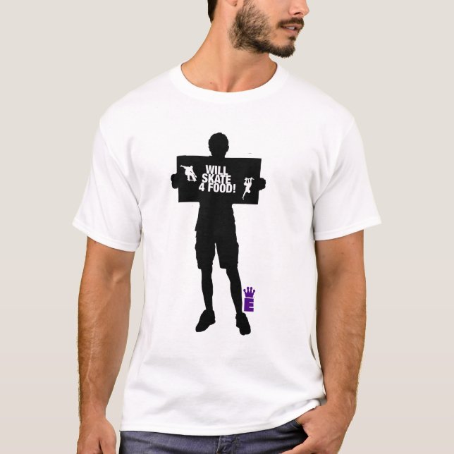 T-shirt willskate4food (Devant)