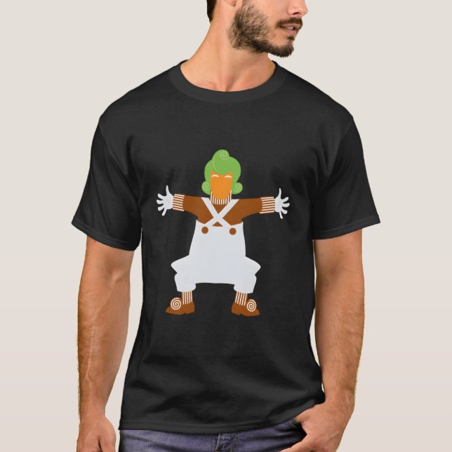 T-shirt Willy Wonka Et L'Usine De Chocolat Lone Oompa L (Devant)