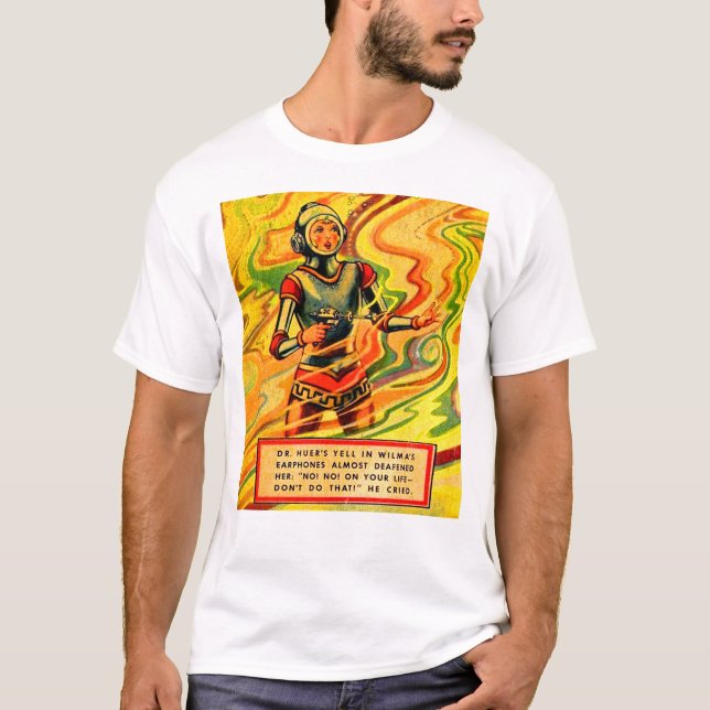 T-shirt Wilma Deering, bande dessinée de Buck Rogers dans  (Devant)