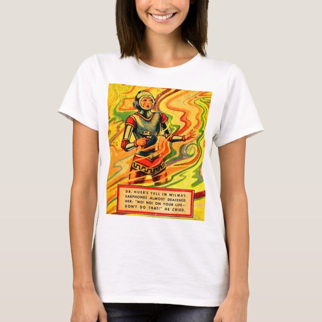 T-shirt Wilma Deering, bande dessinée de Buck Rogers dans  (Devant)