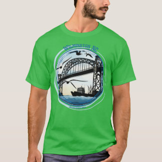 T-SHIRT WILMINGTON NC CAPE CRAINDRE PONT MÉMORIAL PONT