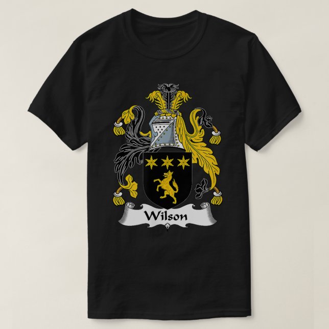 T-shirt Wilson Armoiries de la famille Crest  (Design devant)