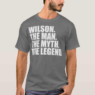 T-shirt Wilson Nom Wilson nom Wilson nom donné