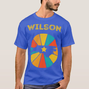 T-shirt Wilson North olina Vintage Souvenir désaffecté 1