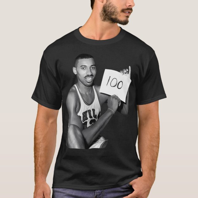 T-shirt Wilt Chamberlain 100 Point Jeu (Devant)