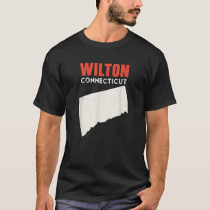 T-shirt Wilton Connecticut USA State America Travel Connec