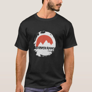 T-shirt Wind River Range Mountains Wyoming Randonnée en pl