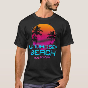 T-shirt Windansea Beach California Retro Wave 80s