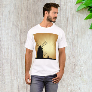 T-shirt Windmills Sunrise